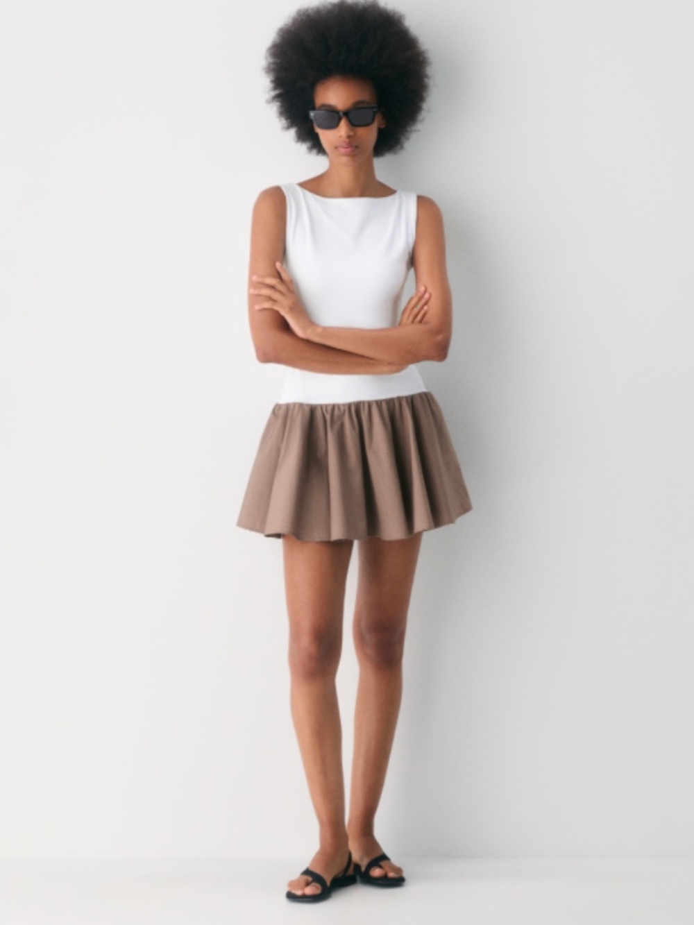 Aritzia - Baboon Segment Poplin Dress,